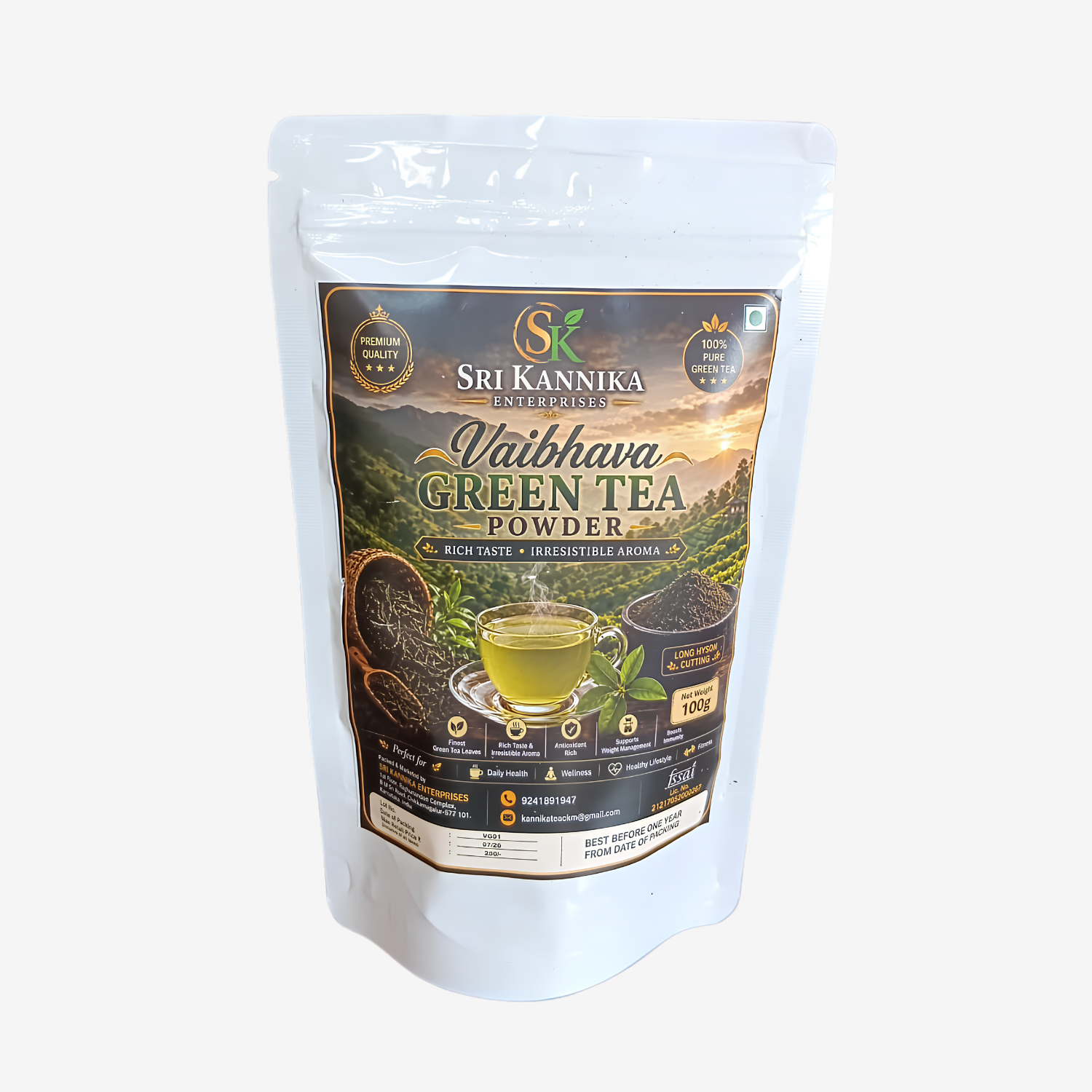 Vaibhava Green Tea Powder Vaibhava Green Tea Powder - Image 1